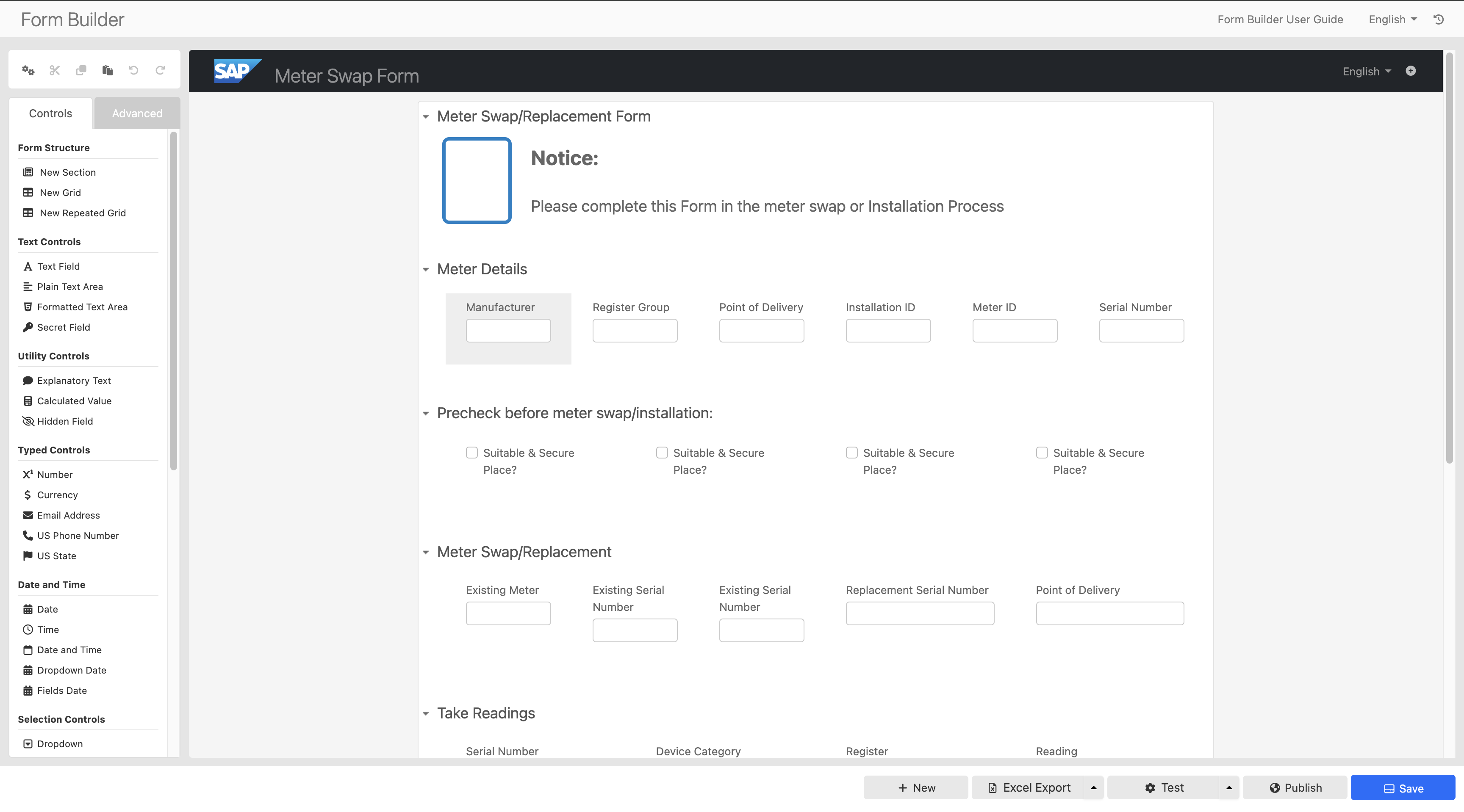 SAP Dynamic Forms